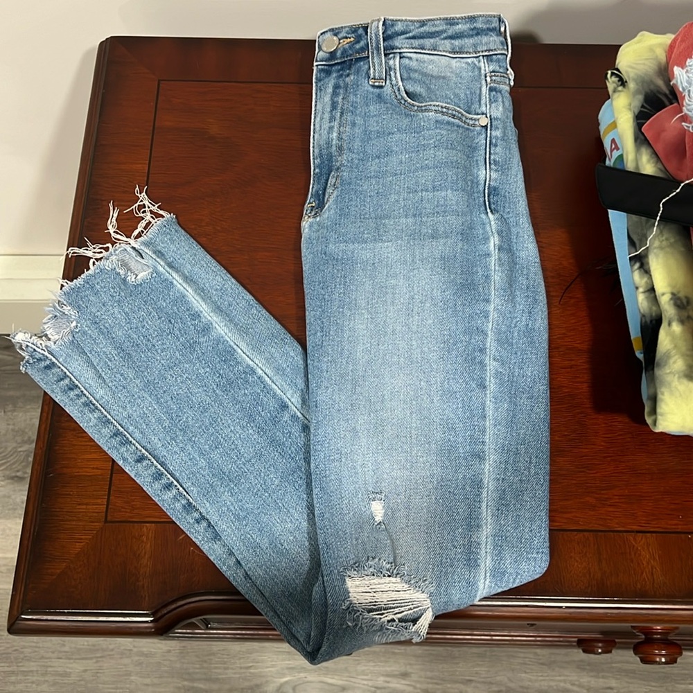 Just black denim skinny jeans